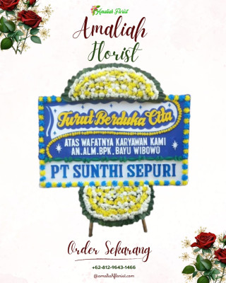 Papan Bunga Duka di Sri Mulya