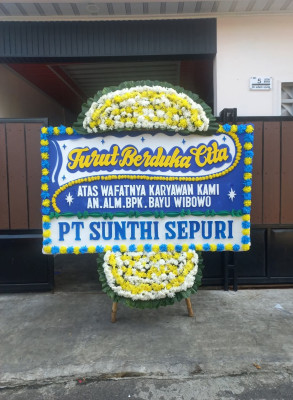 Papan Bunga Duka di Sri Mulya