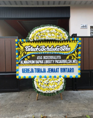 Papan Bunga Duka di Sri Mulya