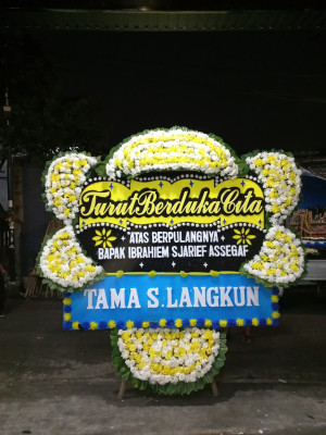 Papan Bunga Duka di Sri Mulya
